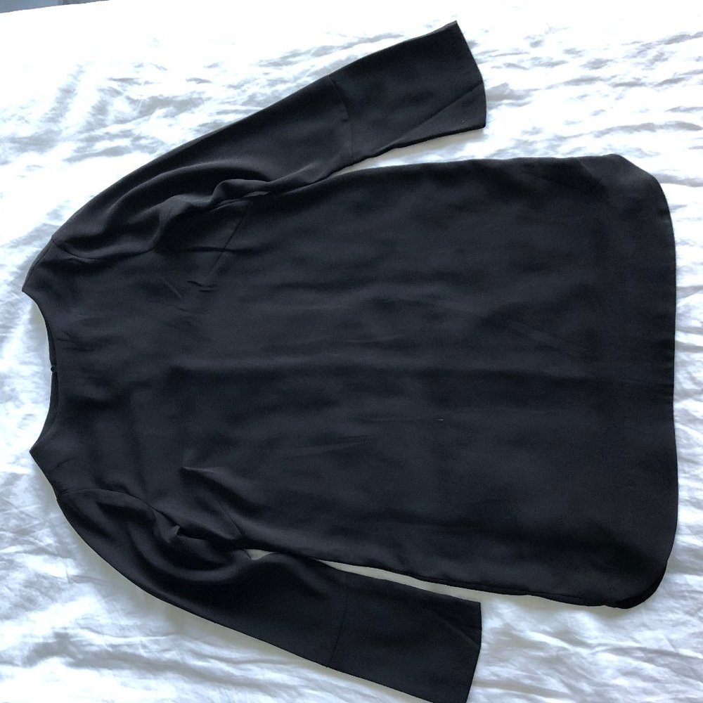 Black H&M Bell Sleeve Shift Dress